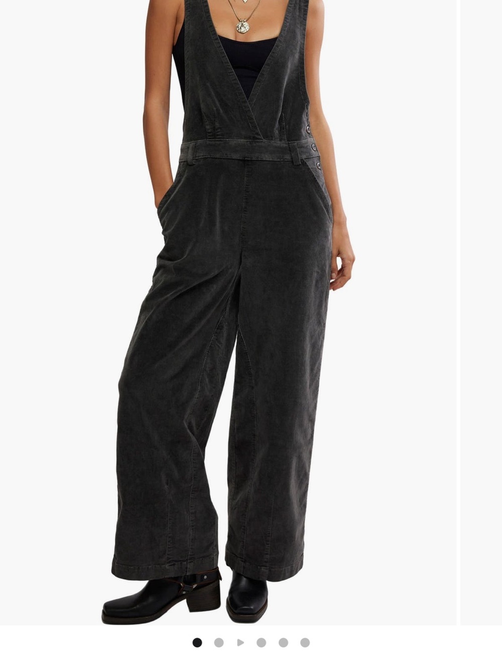 Free People Mara Corduroy Overalls